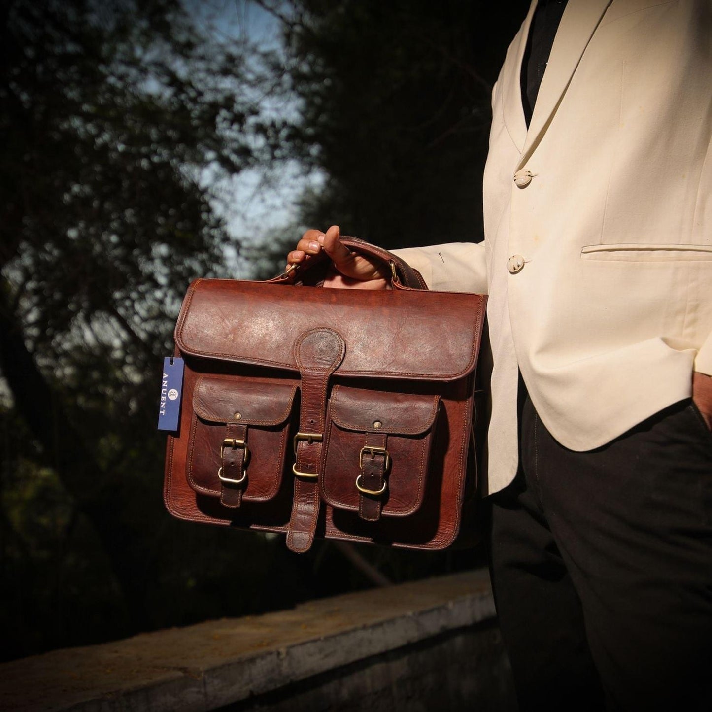 Man Carrying The Strategist With Top Handle