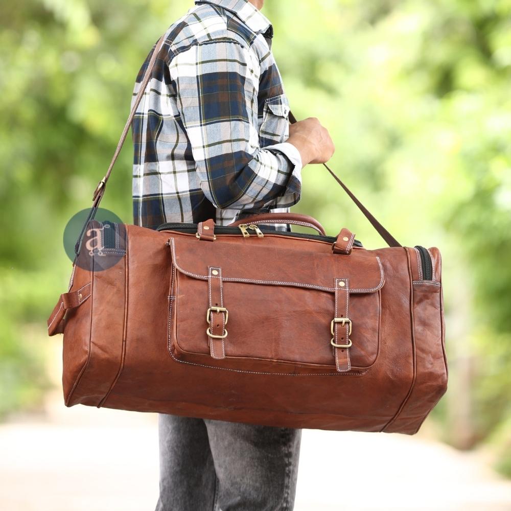 Man Carrying The Safari with Shoulder Strap