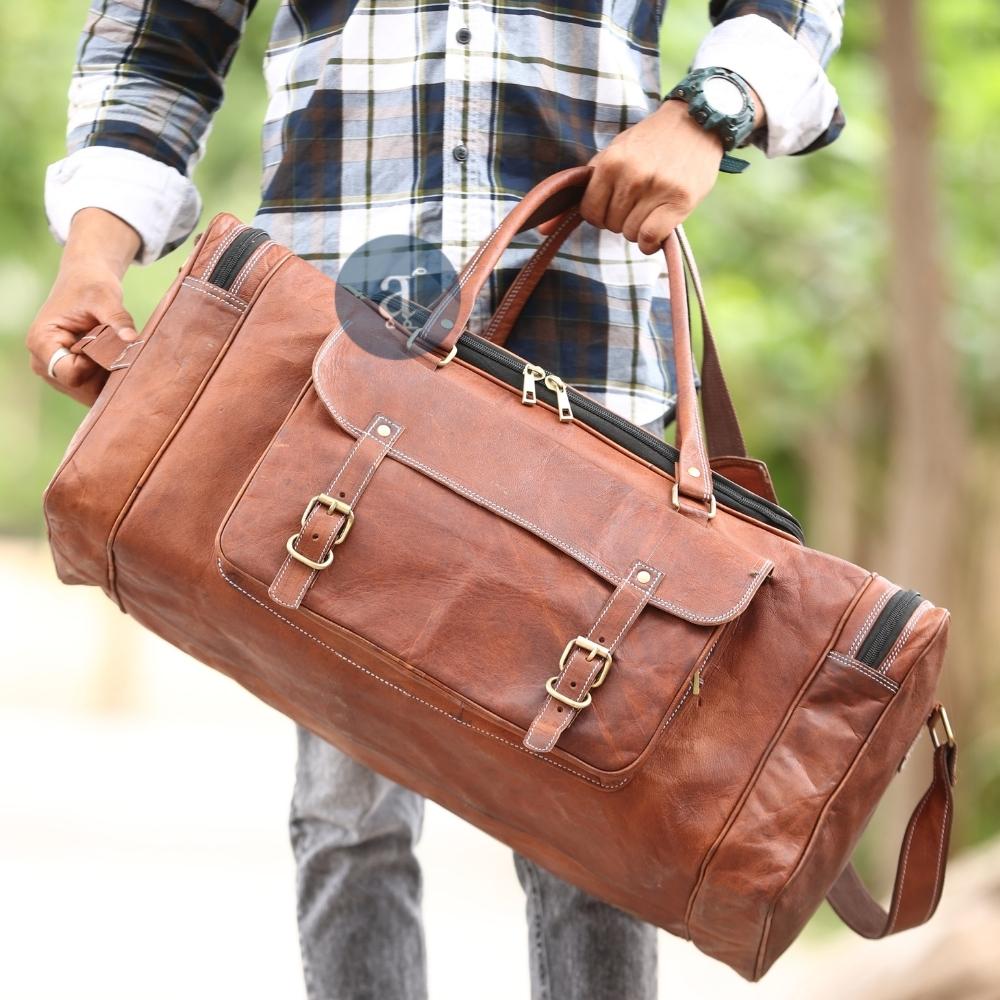 Picture of Man Carrying The Safari with Top and Side Handle